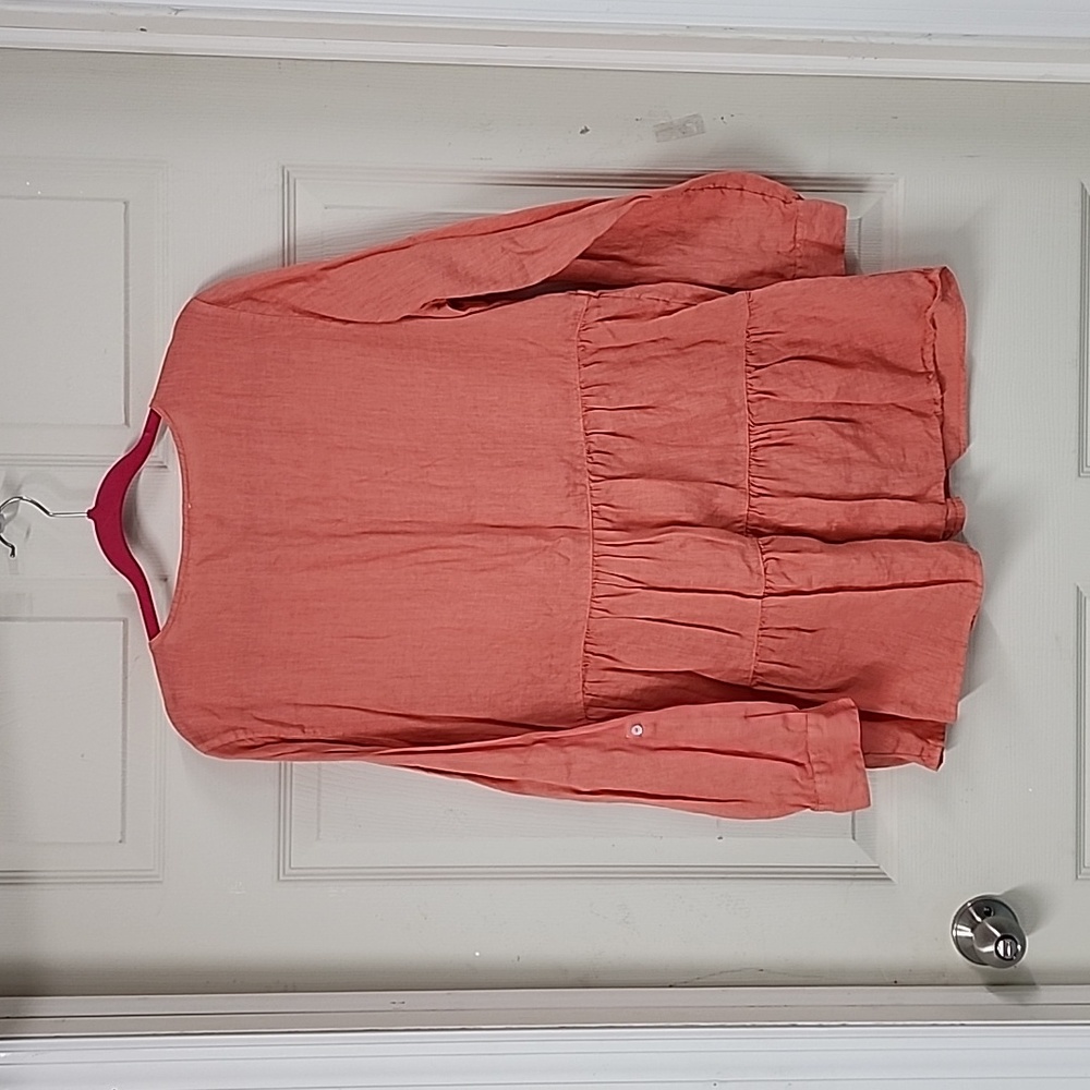 Sigrid Olsen linen blouse - Picture 5 of 5